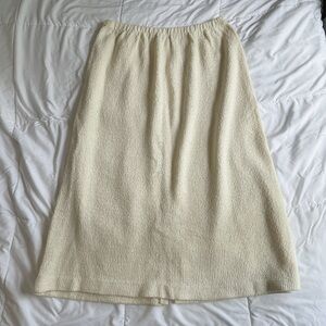 It’s Pure Gould Vintage Knit Midi Skirt Cream - Size S/M